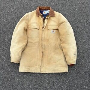 90s carhartt blanket lined chore jacket